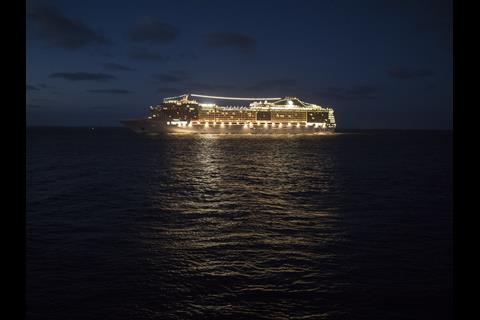 Cruise ships typically have a large hotel load, so applying the FS+ system to the auxiliaries could bring payback to two years. Photo:pxhere